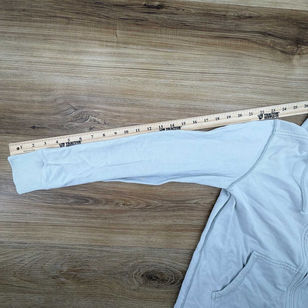 Madewell MWL Betterterry Full-Zip Hoodie Sweatshirt‎ Size S Gray Cozy Lounge - Picture 6 of 6